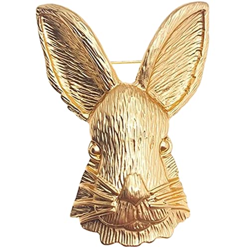 Beaupretty Hübsche Kaninchen-brosche Für Frauen Vintage Tier Brosche Mit Kreativer Gestaltung Als Anstecknadel Für Schals Und Hüte Einzigartiges Accessoire Für Jeden Anlass von Beaupretty