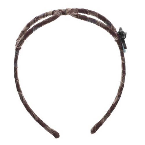 Beaupretty Kariertes Stirnband Für Damen Und Herren Weihnachtsstirnbänder Mit Schleifenakzent Festive Haaraccessoires Als Requisiten Für Fotoautomaten Und Partys von Beaupretty