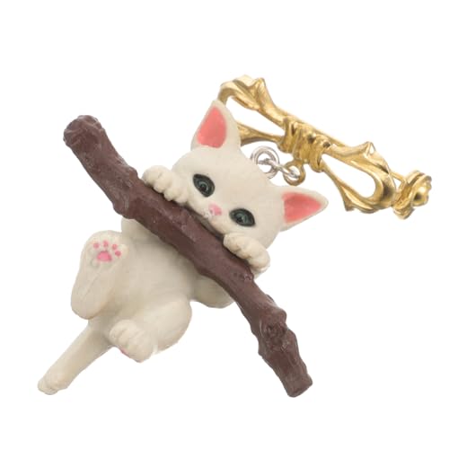 Beaupretty Katzenbrosche Anstecknadel Resin Niedlicher Pin für Damen Einzigartiger Dekorativer Anstecker für Kleidung als zu Weihnachten Geburtstag oder Hochzeit von Beaupretty