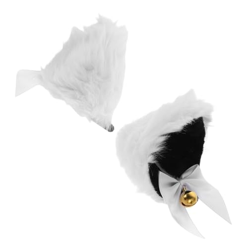 Beaupretty Katzenohren-haarspange Katzen-cosplay-ohren Stirnband-clips Mit Tier-pelz-kopfbedeckung Haar-accessoire Für Halloween Cosplay Kostümzubehör Leicht Und Langlebig von Beaupretty