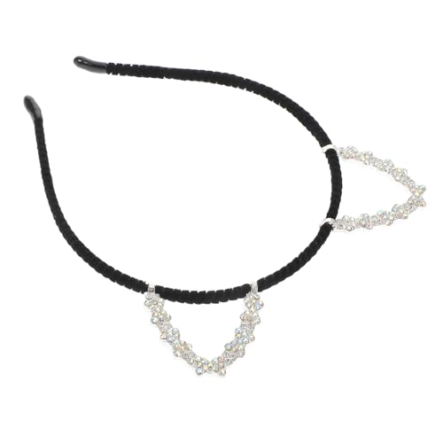 Beaupretty Katzenohren Haarschmuck mit Kristallen Haarband für Partys Hochzeiten und Besondere Anlässe Leichter und Bequemer Haarkranz mit Funkelndem Design für Mädchen und von Beaupretty