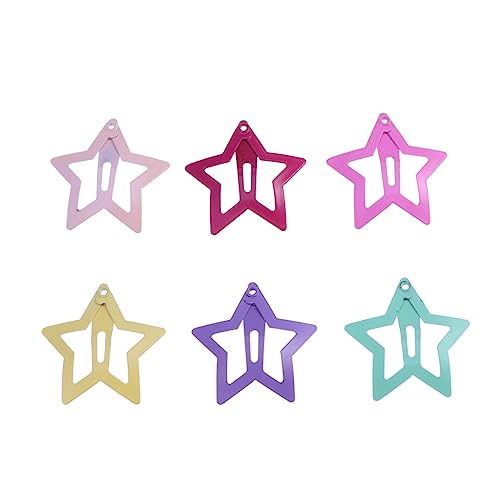 Beaupretty Kinder Haarspangen 24 Stk Baby-kit Säuglingsanzug Haarschmuck Babyanzüge Kind Clip Pentagramm Haarspange Kinder von Beaupretty