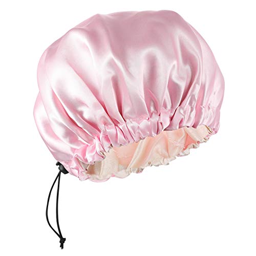 Beaupretty Kinder Satin Bonnet Einstellbare Schlaf Kappe Seide Motorhaube Nacht Schlaf Cap Kleinkind Haar Bonnet für Kinder Baby von Beaupretty