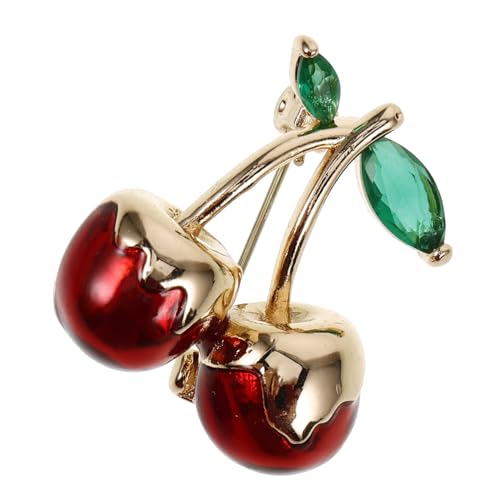 Beaupretty Kirschnadel Brosche für Damen Dekorative Anstecknadel Glänzendem Metall Broschen für Kleidung Schals und Hüte Vielseitiges Accessoire für Anzüge und Pullover Beaupretty Kirschnadel Brosche für Damen Dekorative Anstecknadel Glänzendem Metall Broschen für Kleidung Schals und Hüte Vielseitiges Accessoire für Anzüge und Pullover von Beaupretty