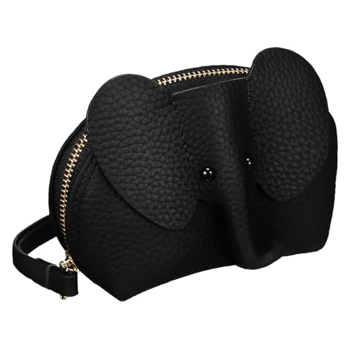 Beaupretty Kleine Damen Geldbörse mit Elefantenmotiv aus Hochwertigem Kompakte Münzgeldtasche mit Münzfach Leicht und Langlebig Vielseitig für Karten und Kleingeld Modisch und Praktisch für von Beaupretty