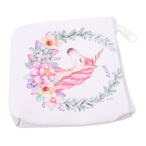 Beaupretty Kleine Einhorn Geldbörse Damen Portabel Zipper Münzfach Leichte Handtasche Mädchen Reise Kleiner Geldbeutel Sicher Praktisch von Beaupretty