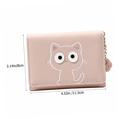 Beaupretty Delicate Cat Wallet Mit Großem Fassungsvermögen Kleine Geldbörse Für Karten Und Münzen Niedliches Katzen-Design Für Damen Und Mädchen Für Täglichen Gebrauch von Beaupretty