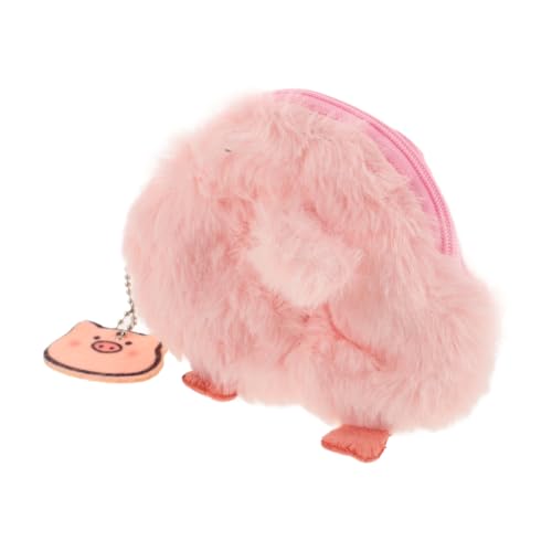 Beaupretty Kleine Münzbörse im Cartoon Design Süße Geldbörse mit Reißverschluss für Damen zur Aufbewahrung von Münzen Schlüsseln Kleinen Gegenständen von Beaupretty