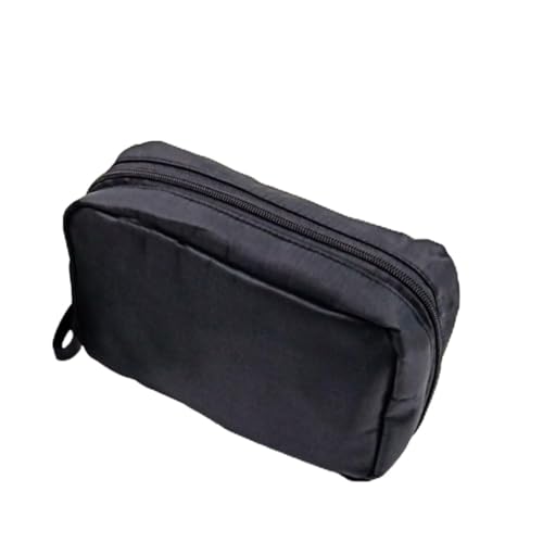 Beaupretty Kleine Reise Kosmetiktasche aus Langlebigem Nylon mit Mehreren Fächern Kompakt und Leicht als Schminktasche und Kulturbeutel für Damen Unterwegs Organisiert Make Zufällige Farbe von Beaupretty