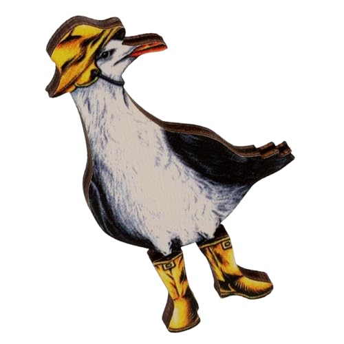 Beaupretty Kleine Vogelbrosche Holz Dekorative Anstecknadel Ästhetische Brosche für Kleidung Rucksack und Hüte Einzigartiges Design für Stilvolle von Beaupretty