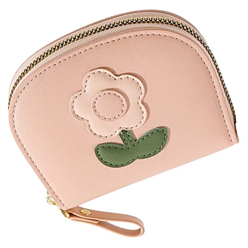 Beaupretty Kleines Damen Kartenetui aus PU Material mit Reißverschluss Schlanker Geldbeutel für Frauen Multifunktionaler Kartenhalter mit Mehreren Fächern Kompakte Mini Geldbörse für von Beaupretty