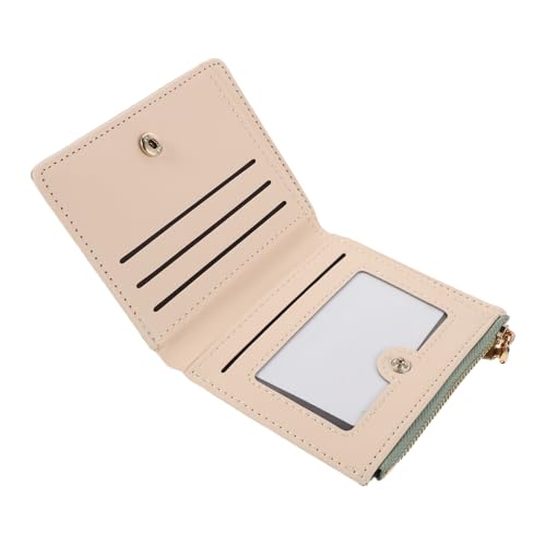 Beaupretty Kleines Damen Portemonnaie aus weichem Material mit Reißverschluss Münzfach Kompakter Kartenhalter Große Kapazität Leichtes Vielseitiges Kreditkartenetui für Alltag und Reisen von Beaupretty