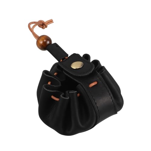 Beaupretty Kleines Handgefertigtes münzportemonnaie mit Zugverschluss Kompakte Mini geldbörse für Damen und Herren Vielseitig für Münzen Schlüssel und Zubehör Tragbar für Tasche oder von Beaupretty