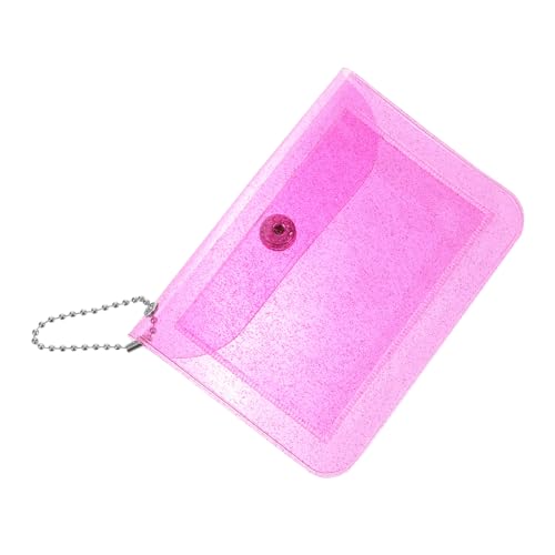Beaupretty Kleines Portemonnaie Damen PVC Kartenetui Transparent Mini Münzfach Lippenstift Tasche Leicht und Praktisch für Shopping und Reisen von Beaupretty