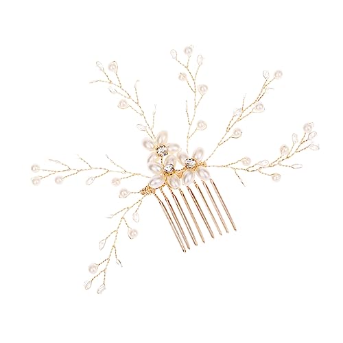 Beaupretty Brauteinsatzkamm Frauen Haarnadel Tiara Für Die Hochzeit Der Braut Kopfschmuck Für Die Braut Hochzeit Kopfschmuck Mädchen Handbuch Haarschmuck von Beaupretty