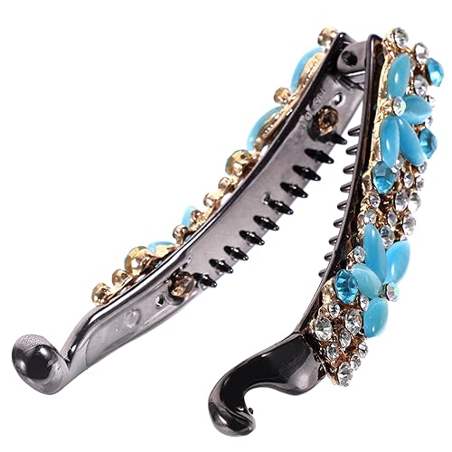 Beaupretty Haarschmuck Koreanische Version Haarspange Pferdeauge Die Blumen Mädchen Haarschmuck Vintage Banane Haarspangen Für Frauen Miss Lockenwickler Vertikale Haarspange von Beaupretty