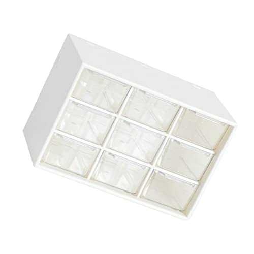 Beaupretty Kosmetik Organizer mit Fächern und Transparenten Schubladen Make Up Aufbewahrungsbox aus Schreibtisch Organizer für Büro und Badezimmer Praktische Sortierbox von Beaupretty