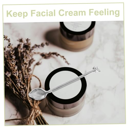 Beaupretty Kosmetikspatel aus Robustem Metall Tragbarer Makeup Löffel für Gesichtscremes Masken und Seren Kompakt Leicht Vielseitiger Beauty für Frauen Unterwegs von Beaupretty