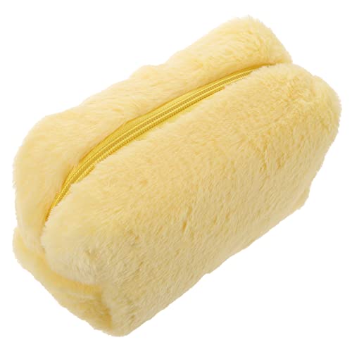 Beaupretty Kosmetiktasche Mädchen Multifunktionale Make Up Aufbewahrung Tragbare Reisetasche für Reisen und Camping aus Strapazierfähigem Material Gelb für Kosmetik und Schreibwaren von Beaupretty