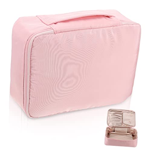 Beaupretty Kosmetiktasche Mit Großem Fassungsvermögen Reisekosmetiktasche Make-up-Tragetasche Beuteltaschen Für Damen Kosmetiktasche Aus Leder Kosmetiktasche Reise Reisen Container Handhaben von Beaupretty