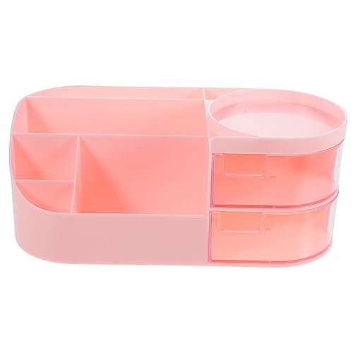 Beaupretty Kosmetische Aufbewahrungsbox Make-up-organizer Mit Schubladen Kosmetik- -box -halter Für Die Fernbedienung Fach Schreibtischbox Schminktisch Einfach P.s Bürstenhalter Büro von Beaupretty