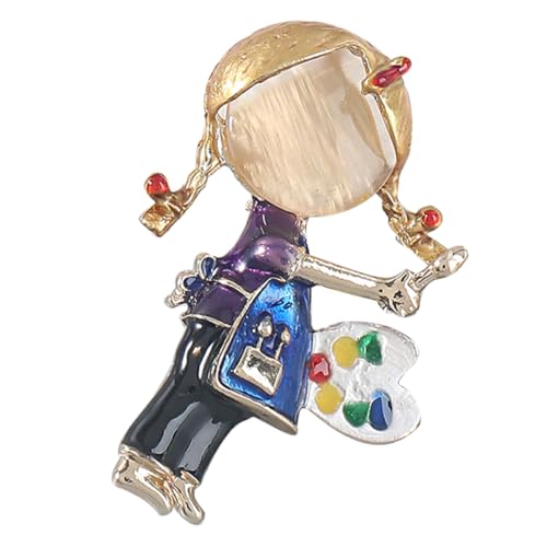 Beaupretty Mädchenbrosche Legierung Kreative Anstecknadel in Form Eines Kleinen Brosche für Frauen Anstecknadel für Kleidung und Schmuck von Beaupretty