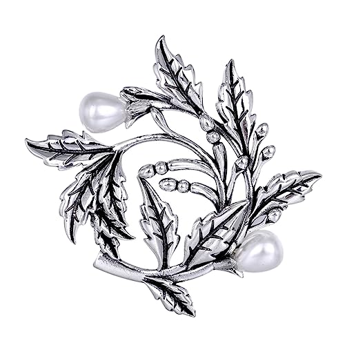 Beaupretty Damen Kranzbrosche Aus Legierung Broschennadel Für Kleidung Schal Mit Exquisitem Design Lochanhänger Dekorative Brosche Für Rock Hemd Abendgarderobe von Beaupretty