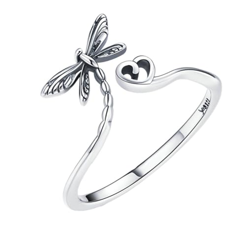 Beaupretty Kreativer Libellen Ring für Frauen und Offen Stilvoller Modeschmuck für Partys und Cosplay Dekoration Perfektes für Freundinnen von Beaupretty