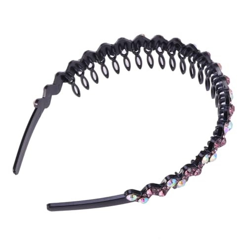 Beaupretty Modische Stirnbänder Haarband Mit Kristallzähnen Gezahntes Stirnband Mädchen Haarreifen Haarreif Aus Kristall Haarreifen Aus Strass Kamm Stirnband Acryl Ausgabekarte Damen von Beaupretty