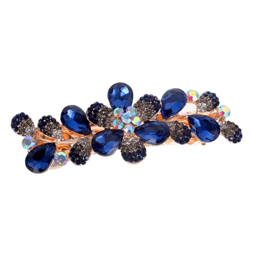 Beaupretty Kristallblume Haarspange Damen Spring Haarclip Blumen Haarklammer für Frauen Ponytail Haarschmuck Rutschfest Eleganter Haarschmuck für Alltag und von Beaupretty