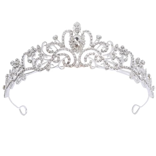 Beaupretty Krone Haarreif für Mädchen Stirnband für Hochzeiten Geburtstagsfeiern und Besondere Anlässe Bequemer Haarschmuck mit Funkelnden Strasssteinen von Beaupretty
