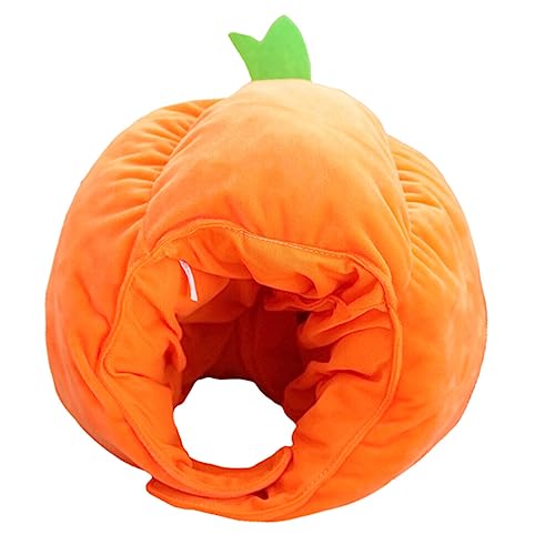 Beaupretty Halloween-Kopfschmuck Kürbishut Verstellbar Halloween Kürbis Kostüm Kopfbedeckung Orange Dress Up Prop Kopfbedeckung Halloween-Plüschmütze von Beaupretty