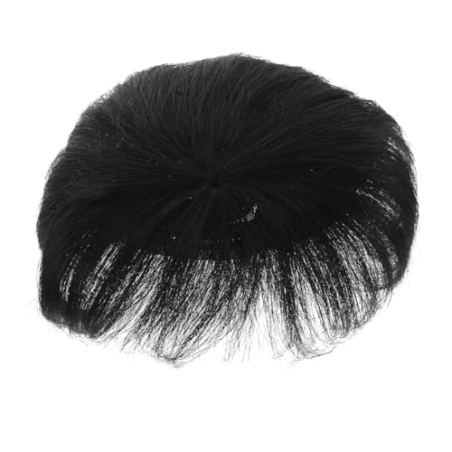 Beaupretty Kurzes Haar Toupet für Männer mit Haarausfall Natürlich Wirkendes Haarteil Glattes Kurzes Haar Clip Haarverlängerung Einfache Anwendung Nahtlose Integration für Täglichen Gebrauch von Beaupretty