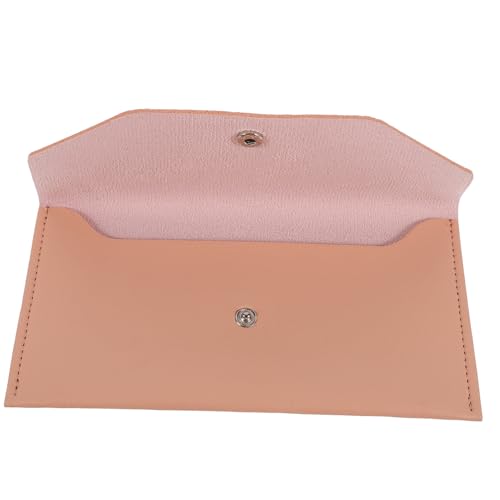 Beaupretty Langes PU Portemonnaie Damen Münzfach Kartenfach Kleine Geldbörse Elegant Minimalistisch Rosa Mehrzweck Geldbeutel Organizer von Beaupretty