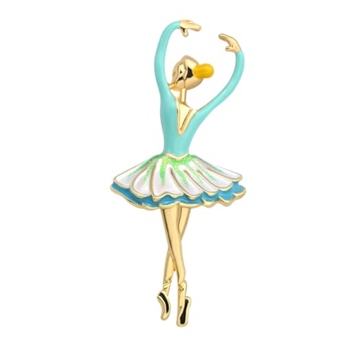 Beaupretty Legierung Ballettmädchen Brosche Strass Schmuck Leichtes Design Mode Brosche für Kleidung und Accessoires Vielseitig Einsetzbar als Dekoration und von Beaupretty