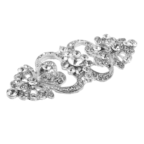 Beaupretty Legierung Brosche mit Strass und Perlen Leichter Schmuck für Damen Modisches Anstecknadeln Accessoire Geeignet für Pullover Schals Kleider für Alltag und Festliche Anlässe von Beaupretty