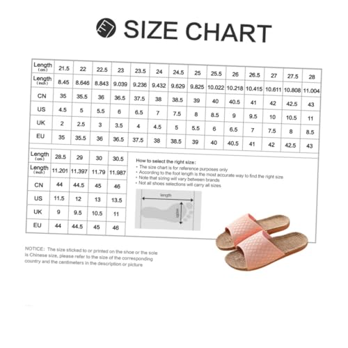 Beaupretty Leichte Atmungsaktive Indoor Hausschuhe aus Gestricktem Rutschfest Schlichtes Design Sommerliche Pantoffeln für Damen Bequeme Langlebige Sommerschuhe von Beaupretty