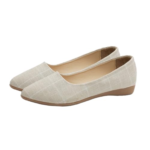 Beaupretty Leichte Damen Flache Schuhe Frühling Sommer Niedrige Schnitt Schuhe rutschfest Angenehm Alltag Freizeit von Beaupretty