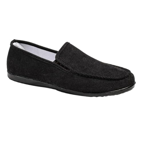 Beaupretty Leichte Herren Slipper Schuhe mit Atmungsaktiver Rutschfester PU Sohle Flexible Freizeit Sneaker für Jahreszeiten Bequemes Design für Sport und Alltag Schwarz von Beaupretty
