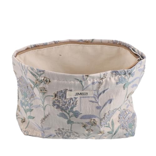 Beaupretty Leichte Kosmetiktasche mit Floralem Muster Tragbar und Großem Fassungsvermögen aus Robustem Wasserabweisend für Damen Unterwegs und Business Reisen Stilvoller Reise Organizer von Beaupretty