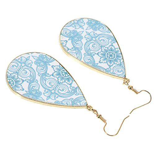 Beaupretty Leichte Tropfenförmige Ohrhänger aus Langlebigem Legierungsmetall Zarte Hakenohrringe für Teenager Mädchen Verblassungsresistent Modisch Ästhetisch für Alltag und Feiertage von Beaupretty