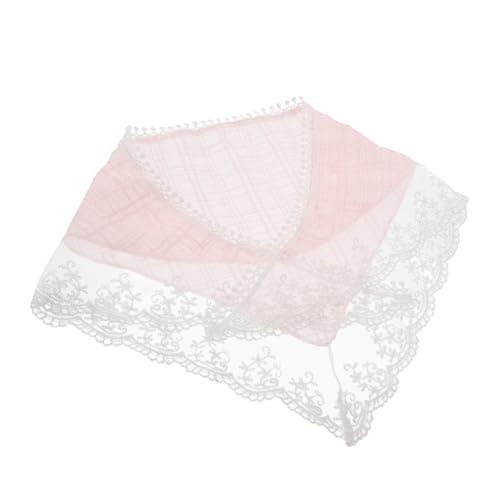 Beaupretty Vintage Spitzen Stirnband Dreieckig Haarbandana Französisches Haarstirnband Retro Spitzenkopftuch Leichter Stoff Sommer Kopftuch Spitzenhaarschal Vintage Hochzeit Haarschmuck von Beaupretty