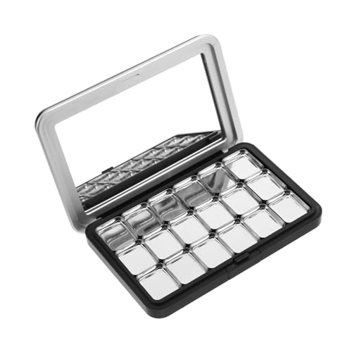 Beaupretty 18gitter Lidschattenpalette Leeren Fächer Magnetisches Lidschattenhalter DIY Make-up-behälter Reise-aufbewahrungsbox Für Lidschatten Lippenstift von Beaupretty