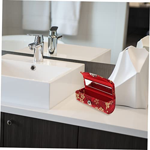 Beaupretty Lippenstiftetui Mit Spiegel Kleiner Lippenstift Organizer Filigraner Lippenstifthalter Für Damen Zum Mitnehmen Schule Oder Arbeit von Beaupretty