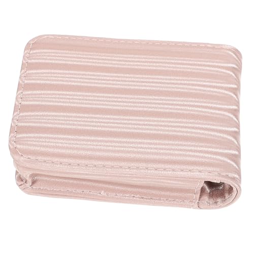 Beaupretty Kleiner Kosmetiktasche mit Spiegel Tragbares Lippenstiftetui Kleine Make Up Tasche für Handtasche Eleganter Schminktaschen Organizer für Reisen von Beaupretty