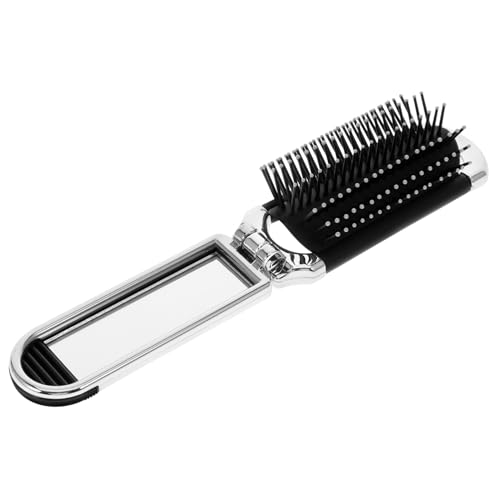 Beaupretty Luftpolsterkamm kompakte Bürste Kämme Produkte klein Klappe Haarbürste Ergonomisch Haarkamm für Frauen Haarbürste in Reisegröße tragbare Haarbürste tragbare Bürste Plastik Silber von Beaupretty