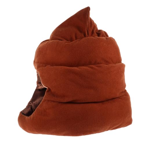 Beaupretty Lustige Poop Head Cover Mütze Karneval Kostüm Kopfbedeckung Leichtes Cosplay Party Zubehör für Erwachsene und Fotoshootings von Beaupretty
