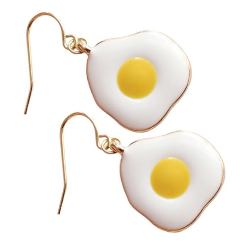 Beaupretty Lustige Spiegelei Ohrstecker Damen Kreativer Pochierter Eier Schmuck Leichter Bequemer Damen Ohrschmuck Einzigartiges Design für Frauen und Mädchen Modische Baumel ohrringe Beaupretty Lustige Spiegelei Ohrstecker Damen Kreativer Pochierter Eier Schmuck Leichter Bequemer Damen Ohrschmuck Einzigartiges Design für Frauen und Mädchen Modische Baumel ohrringe von Beaupretty