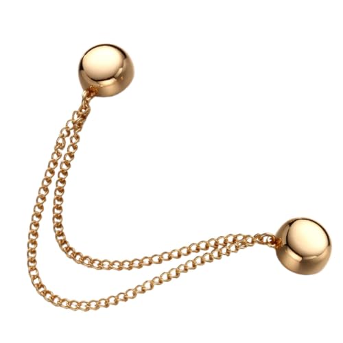 Beaupretty Magnetische Brosche mit Kette für Kleidung Trendiger Hijab Magnetverschluss Vielseitig Einsetzbar Clip für Pullover Schals Robustes Material Stilvolles Design von Beaupretty