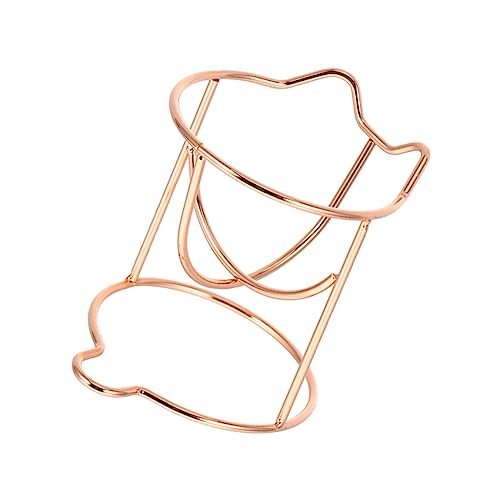 Beaupretty Make Up Ei Halter Katzenohren Design Metall Roségold Hohl Kosmetik Schwamm Ständer Trocknungsständer Schönheitshelfer Mädchen Badezimmer Organizer von Beaupretty
